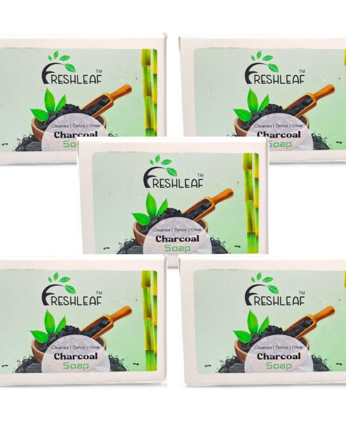 Charcoal Bath Bar  (Pack of 5)