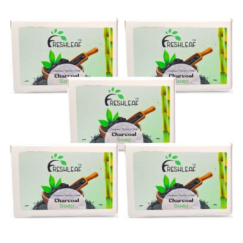 Charcoal Bath Bar  (Pack of 5)